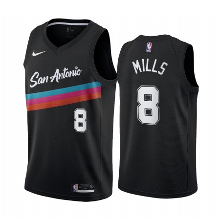 Herren NBA San Antonio Spurs Trikot Patty Mills 8 2020-21 City Edition Swingman